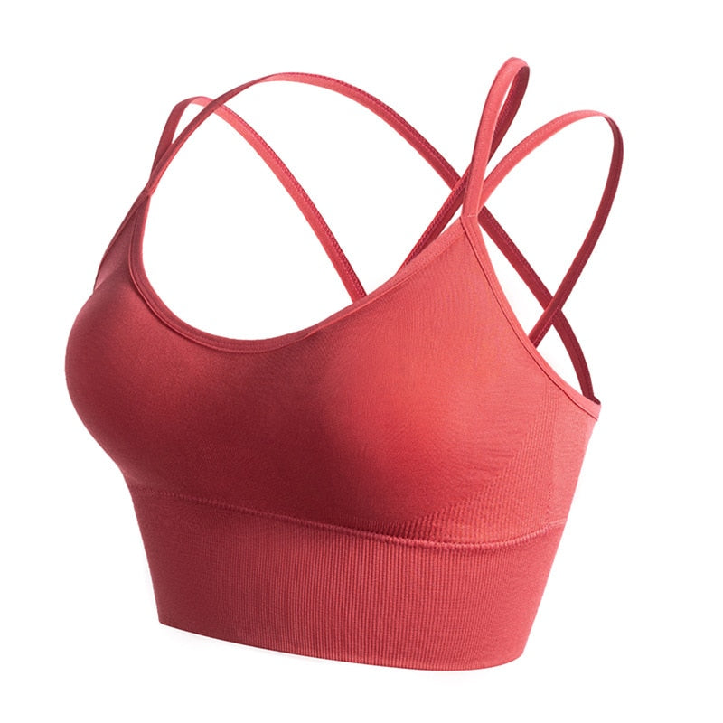 Buy A-IN GIRLS Sports Running Fitness Yoga Dance Sports Bra in red 2024  Online